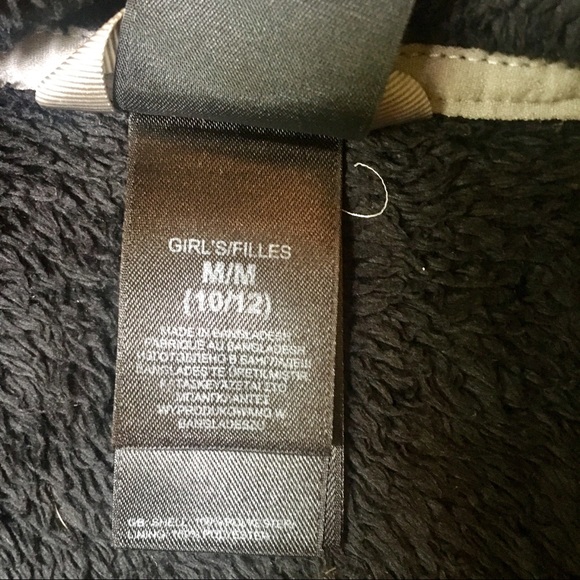 Girls black Northface Jacket M (10/12) - Picture 5 of 5